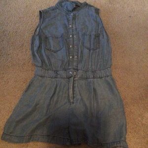 A cute summer jean romper!